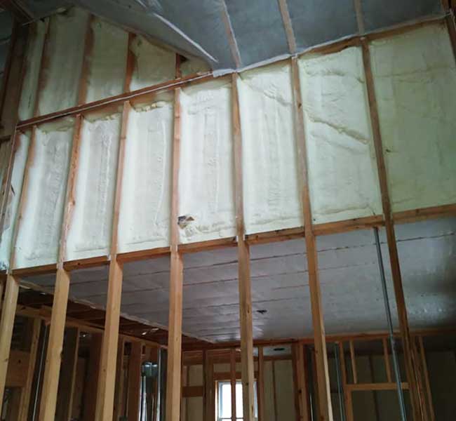 Air Defense SPF Installation Insulating Temperature Controlled Living Area